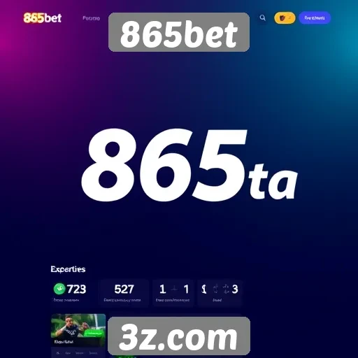 Design e usabilidade do site de apostas 865bet